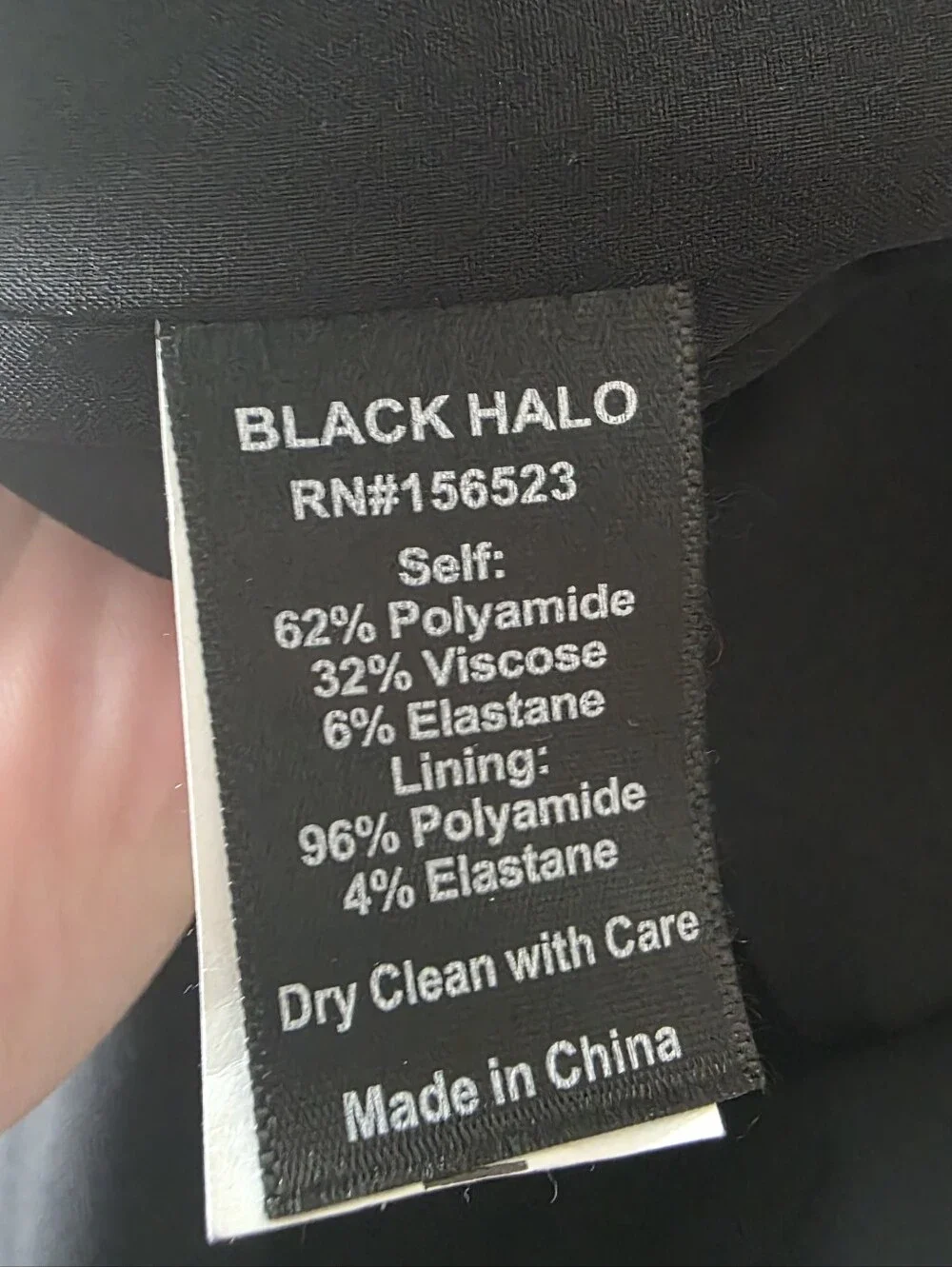 NWT Black Halo Hugo Crop Blazer, Size 2 - Picture 12 of 13